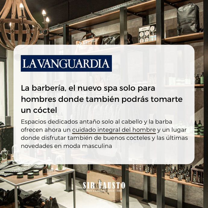 Sir Fausto. La barbería, el nuevo espacio spa solo para el hombres donde también podrás tomarte un coctel