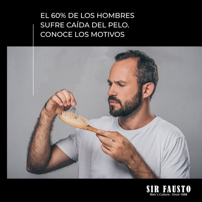 Al menos el 60% de los hombres españoles sufre de caída del pelo. Conoce las principales causas